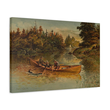 Catching a Mascalonge.