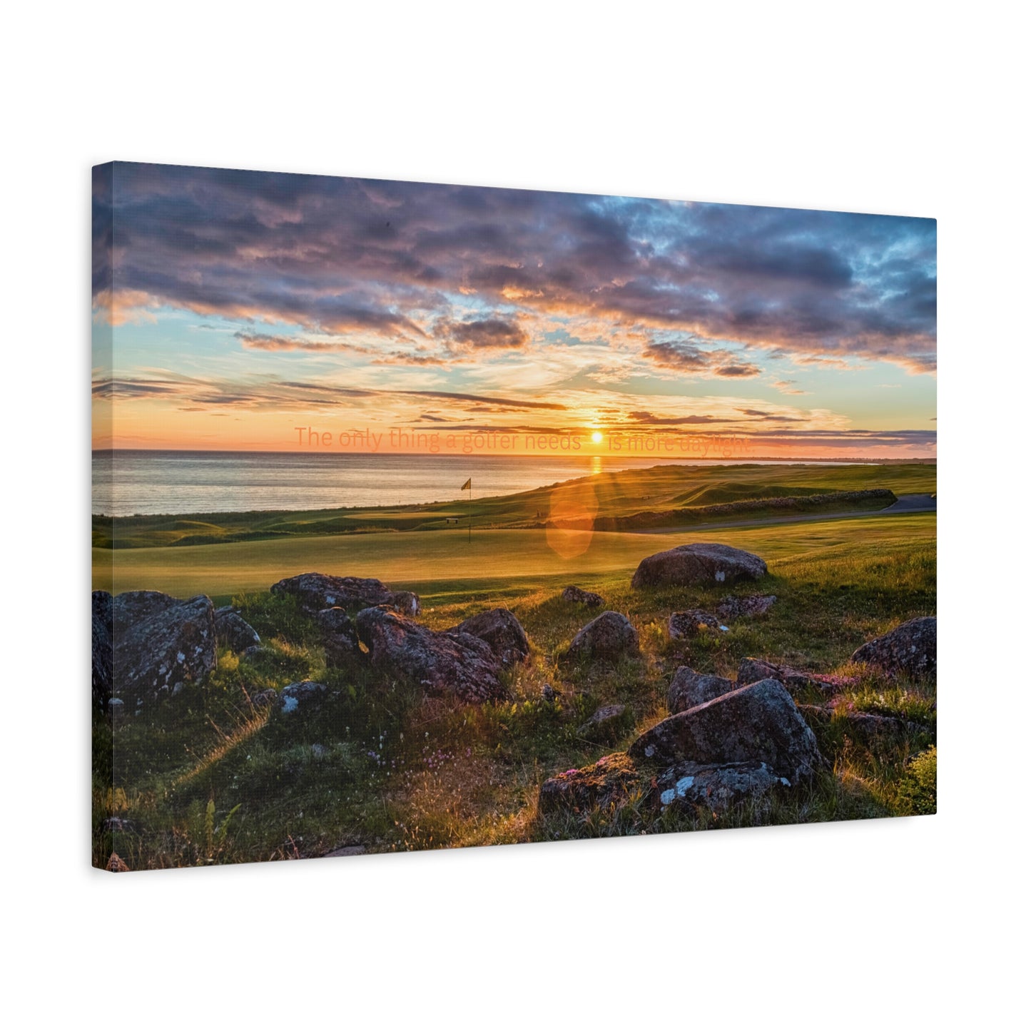 The only thing a golfer needs is more daylight.