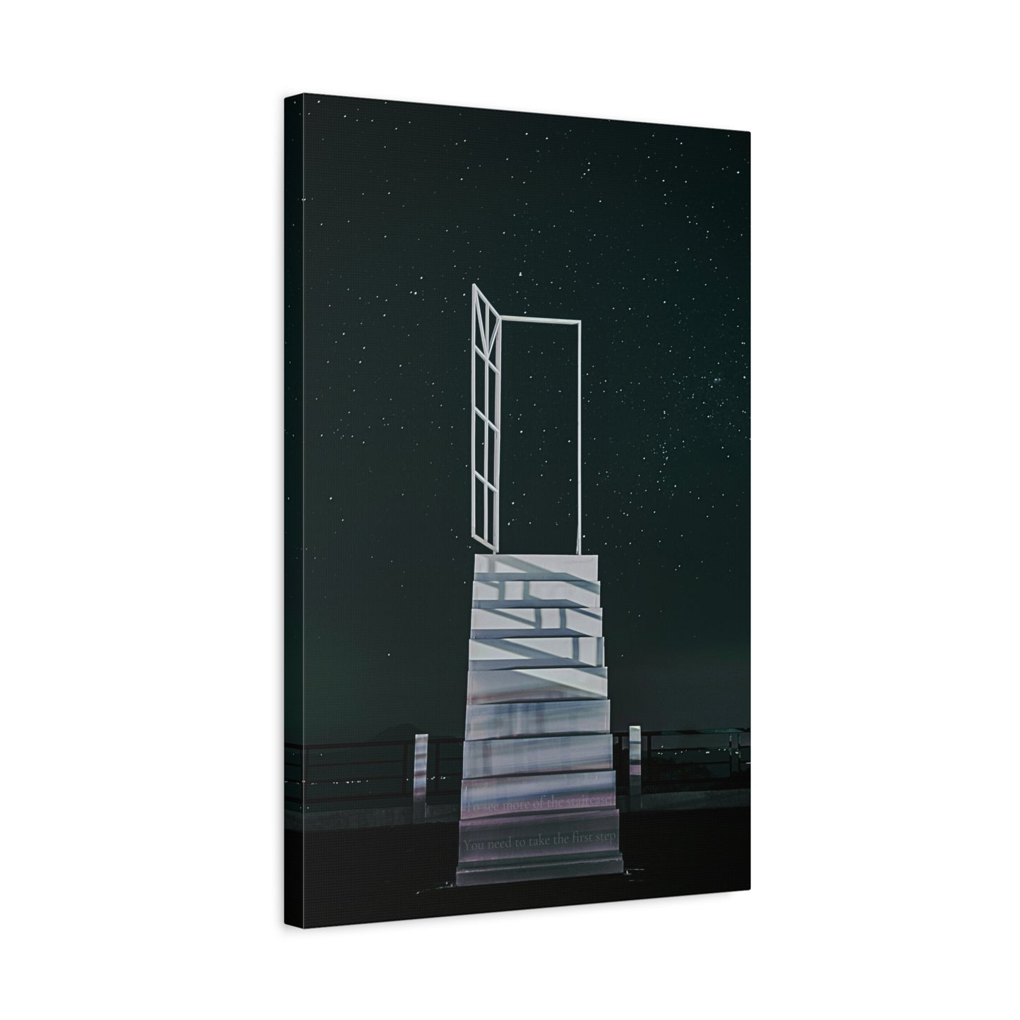 To see more of the staircase, you need to take the first step.