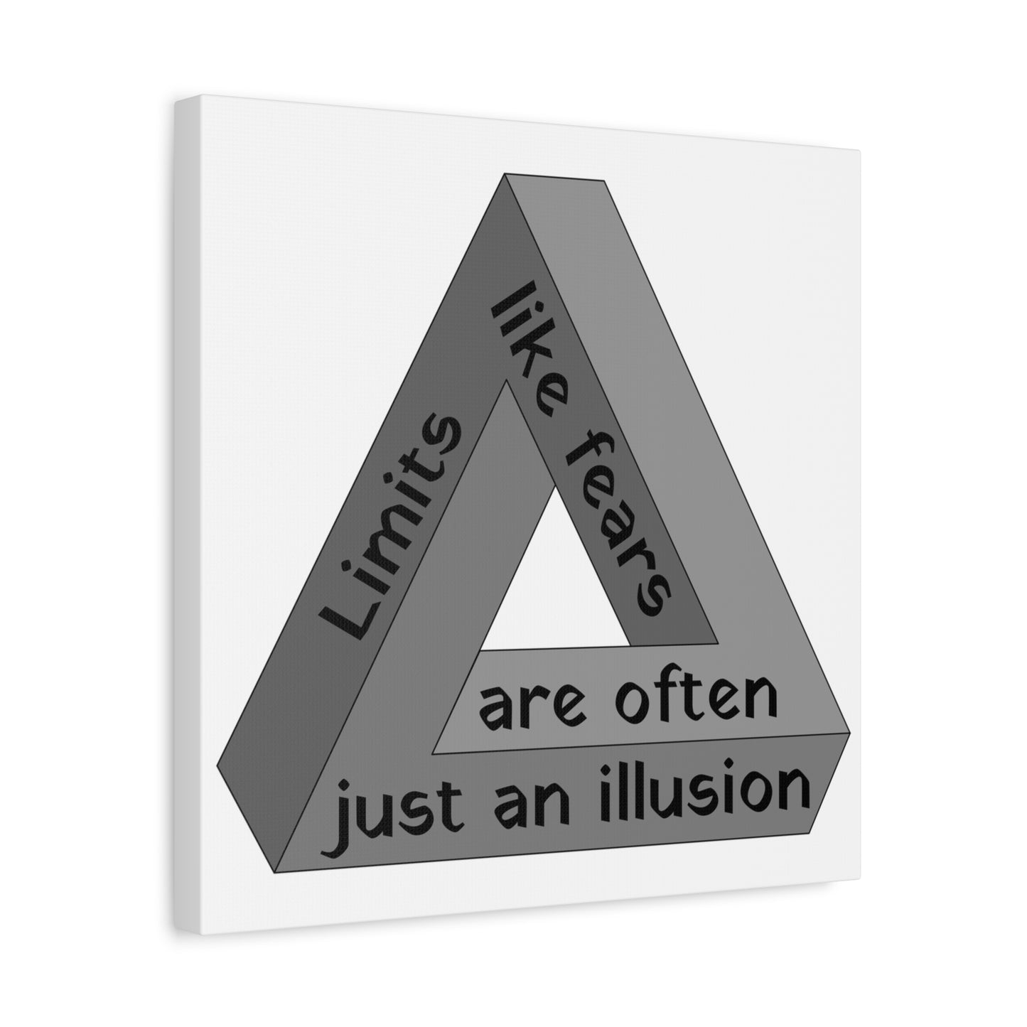 Limits, like fears, are often just an illusion. B&W