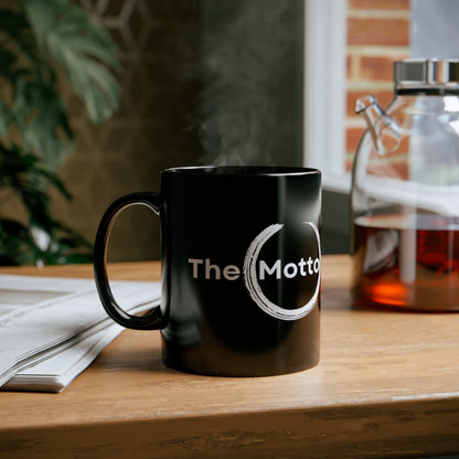 The Motto Shop Mug. Black.