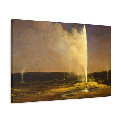 Geysers in Yellowstone.