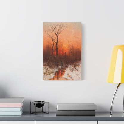 Returning Home at Sunset.