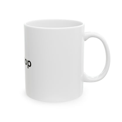 The Motto Shop Mug. White