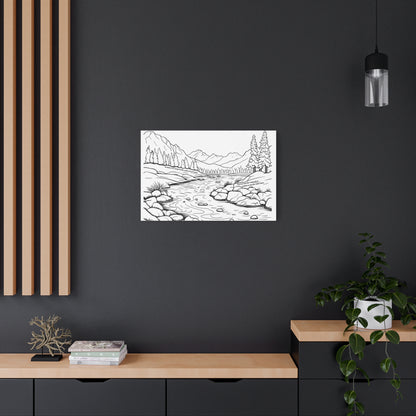 No man ever steps in the same river twice. B&W