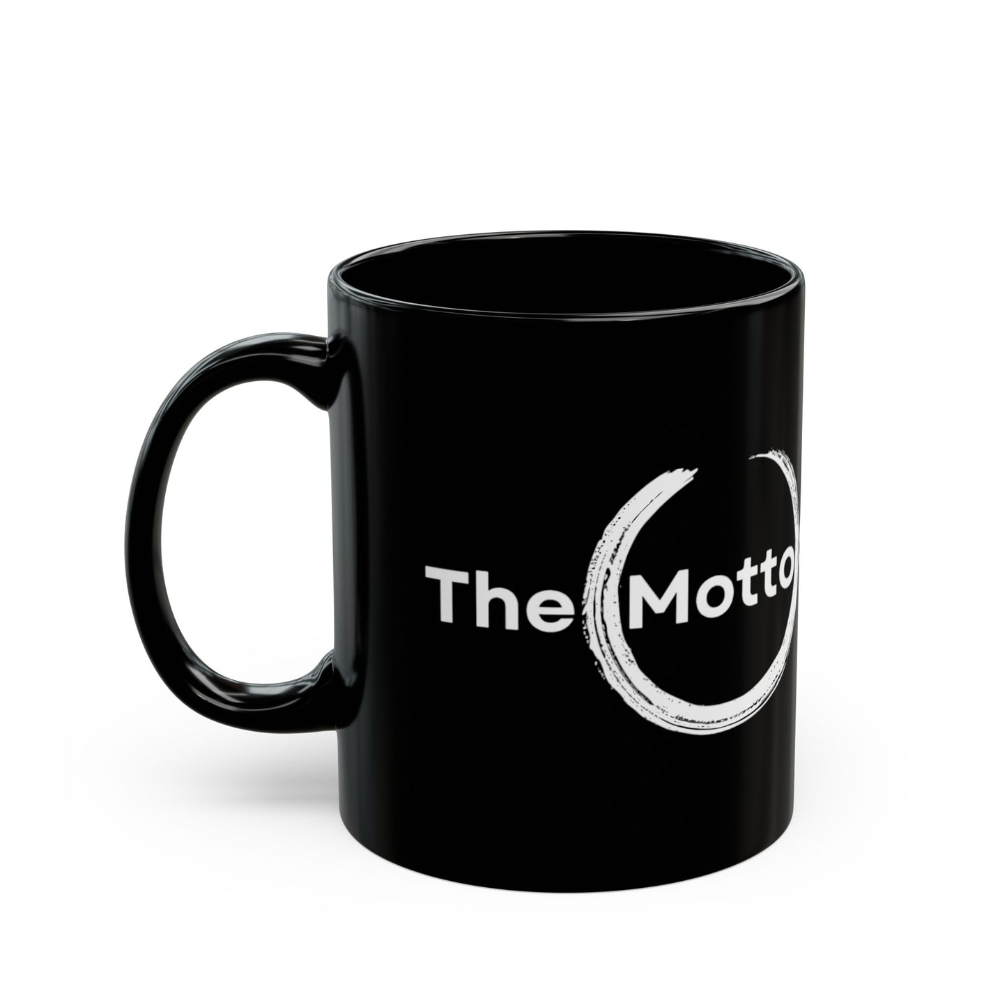 The Motto Shop Mug. Black.
