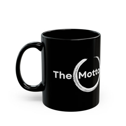 The Motto Shop Mug. Black.