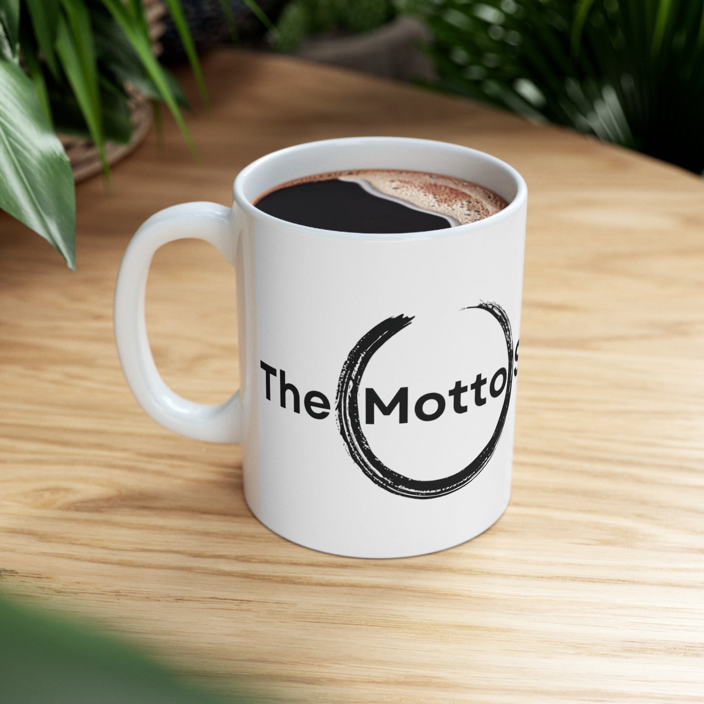 The Motto Shop Mug. White